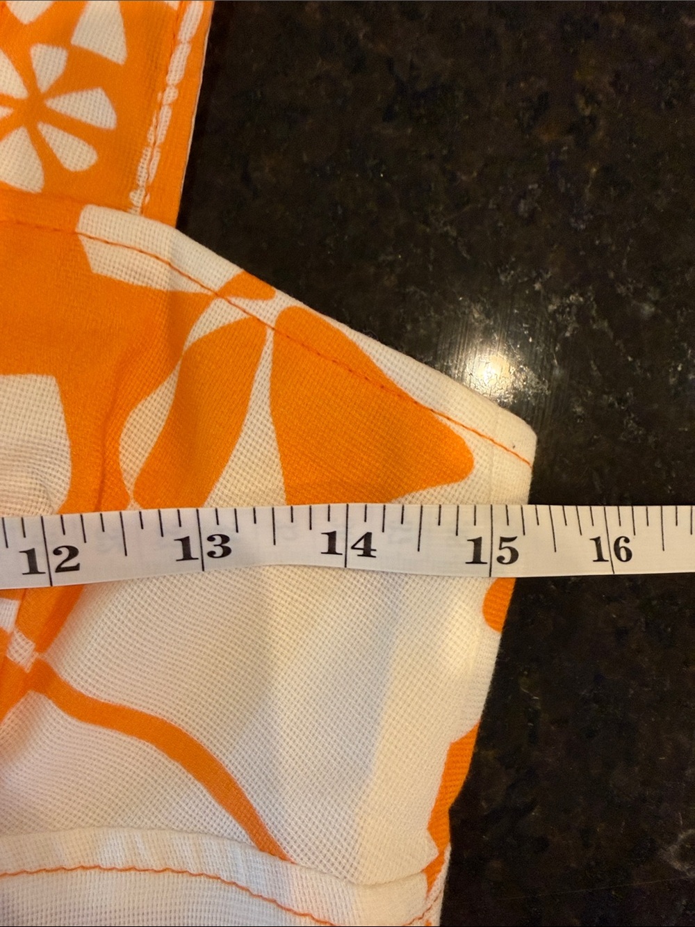 Trina Turk Orange/White Hawaiian Floral Cotton Sundress Size 4 - Picture 10 of 14